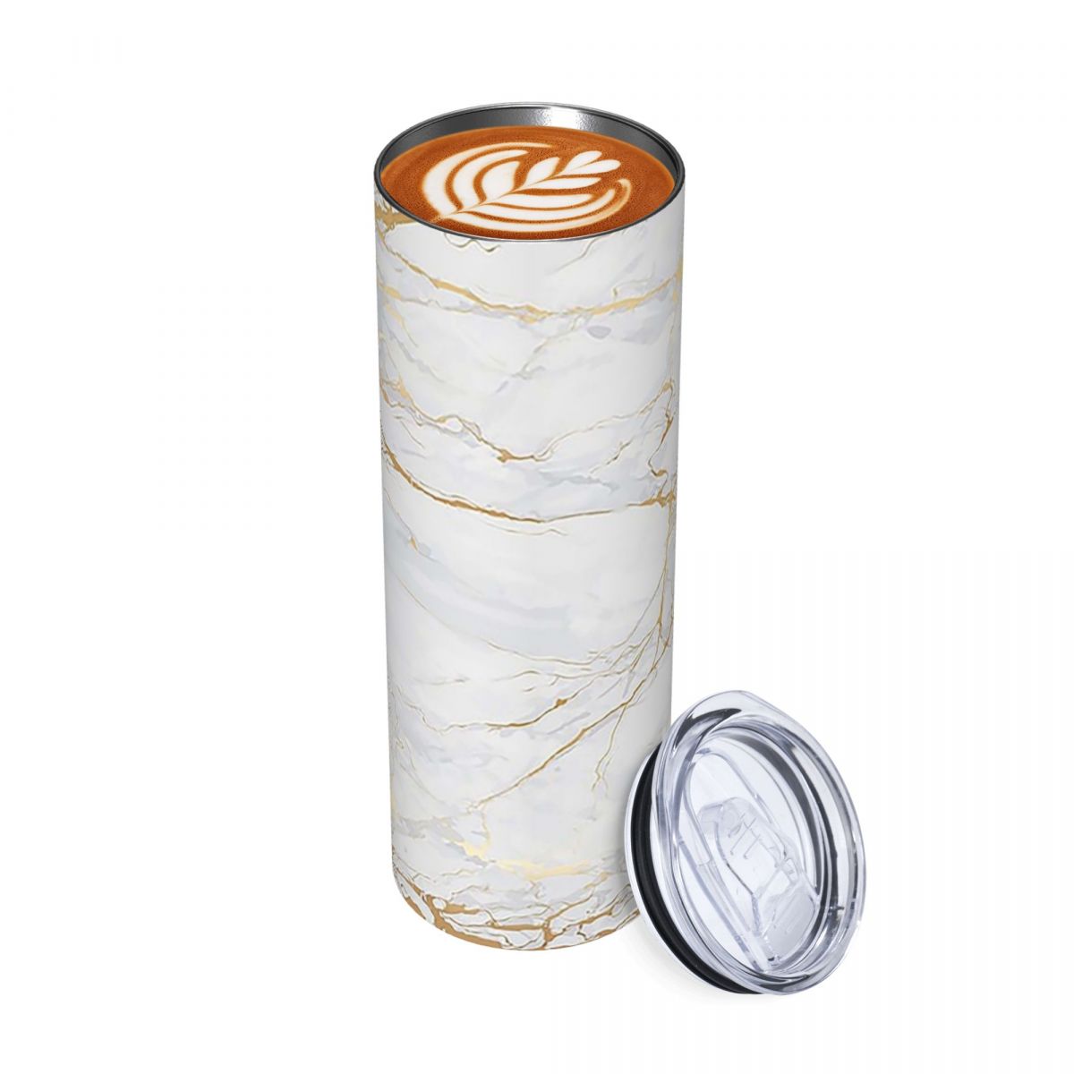 Tumbler 20Oz White - Gelas Tumbler Baja Tahan Karat Berwarna