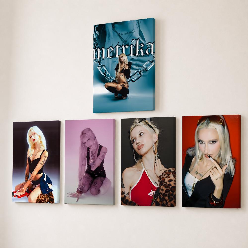 Canvas Wrap Ready - Lukisan Kaligrafi Penyanyi Rapper M-Metrika HD