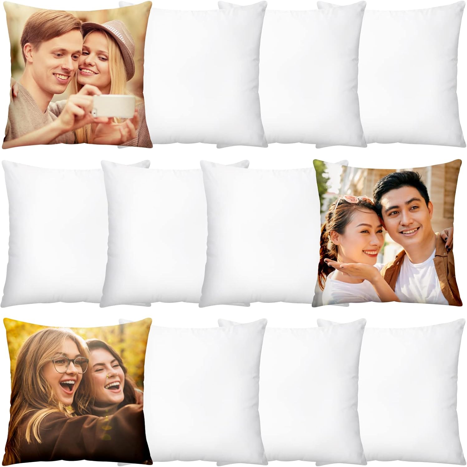 Pillow Cover Sublimation - 20 buah sarung bantal polos untuk