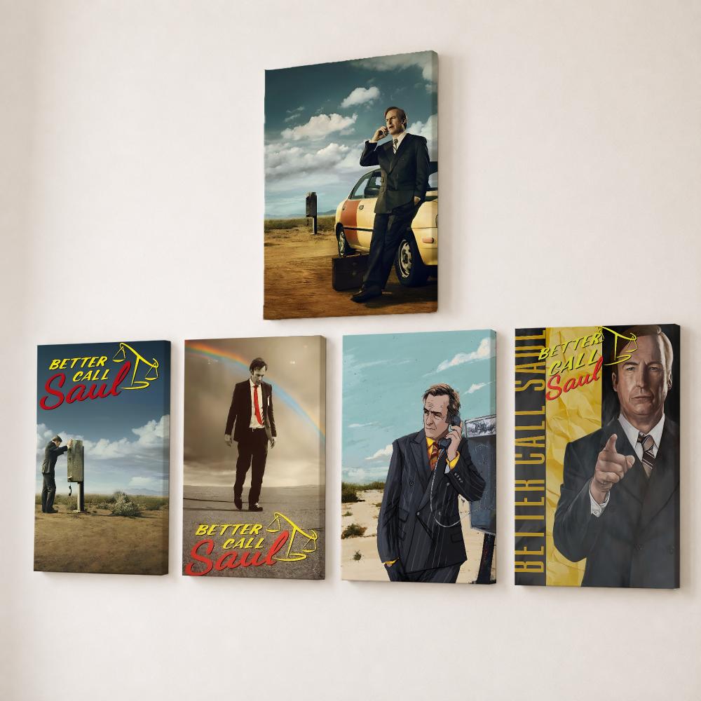 Canvas Wrap Ready - Lukisan Kaligrafi Bertema Film B-Better Call