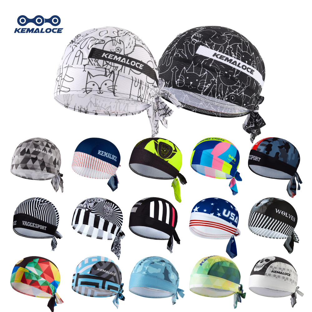 Bandana Blank White - KAMALOCE topi bersepeda pelindung UV untuk