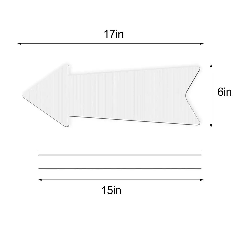 Papan Tanda Taman DIY Anti Air - Yard Sign Blank ulasan dan harga