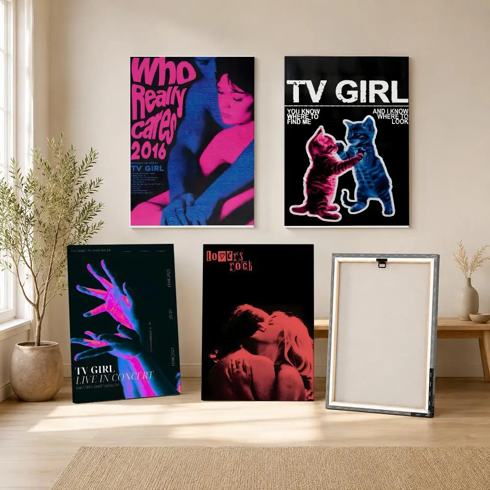 Lukisan Kaligrafi Band Musik T - Canvas Wrap Ready ulasan dan harga