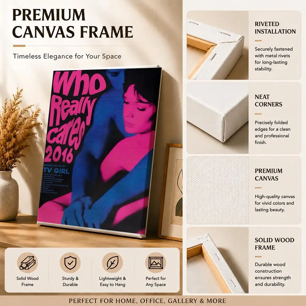 Lukisan Kaligrafi Band Musik T - Canvas Wrap Ready ulasan dan harga