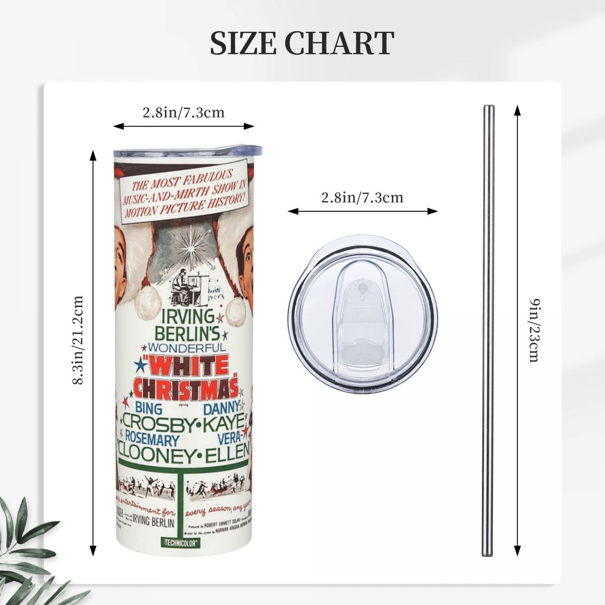 White Christmas - Bing Crosby, - Tumbler 20Oz White ulasan dan harga