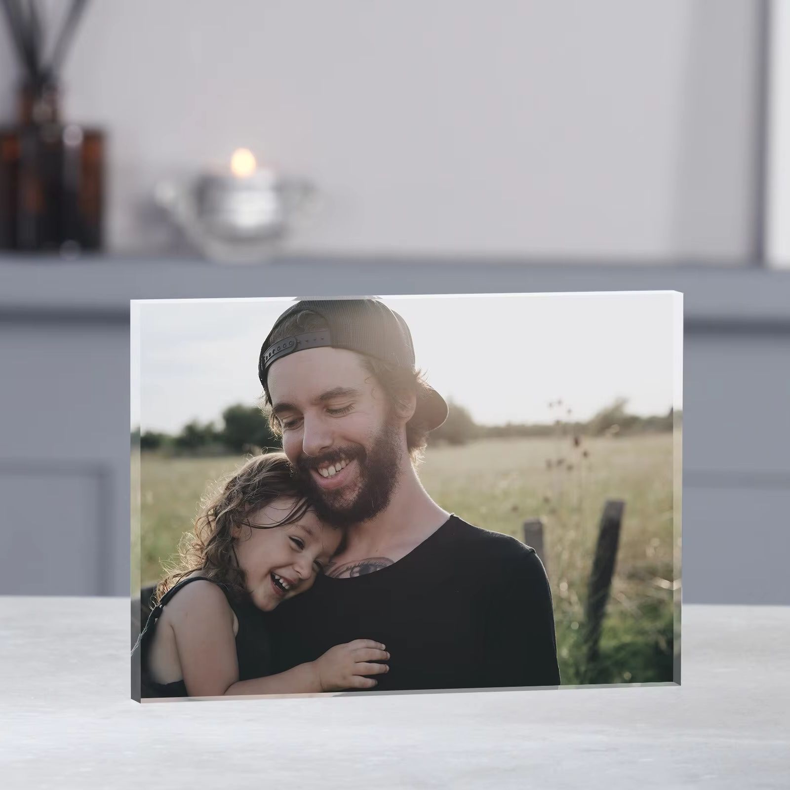 Plakat Blok Akrilik Foto Perso - Photo Acrylic Block ulasan dan harga