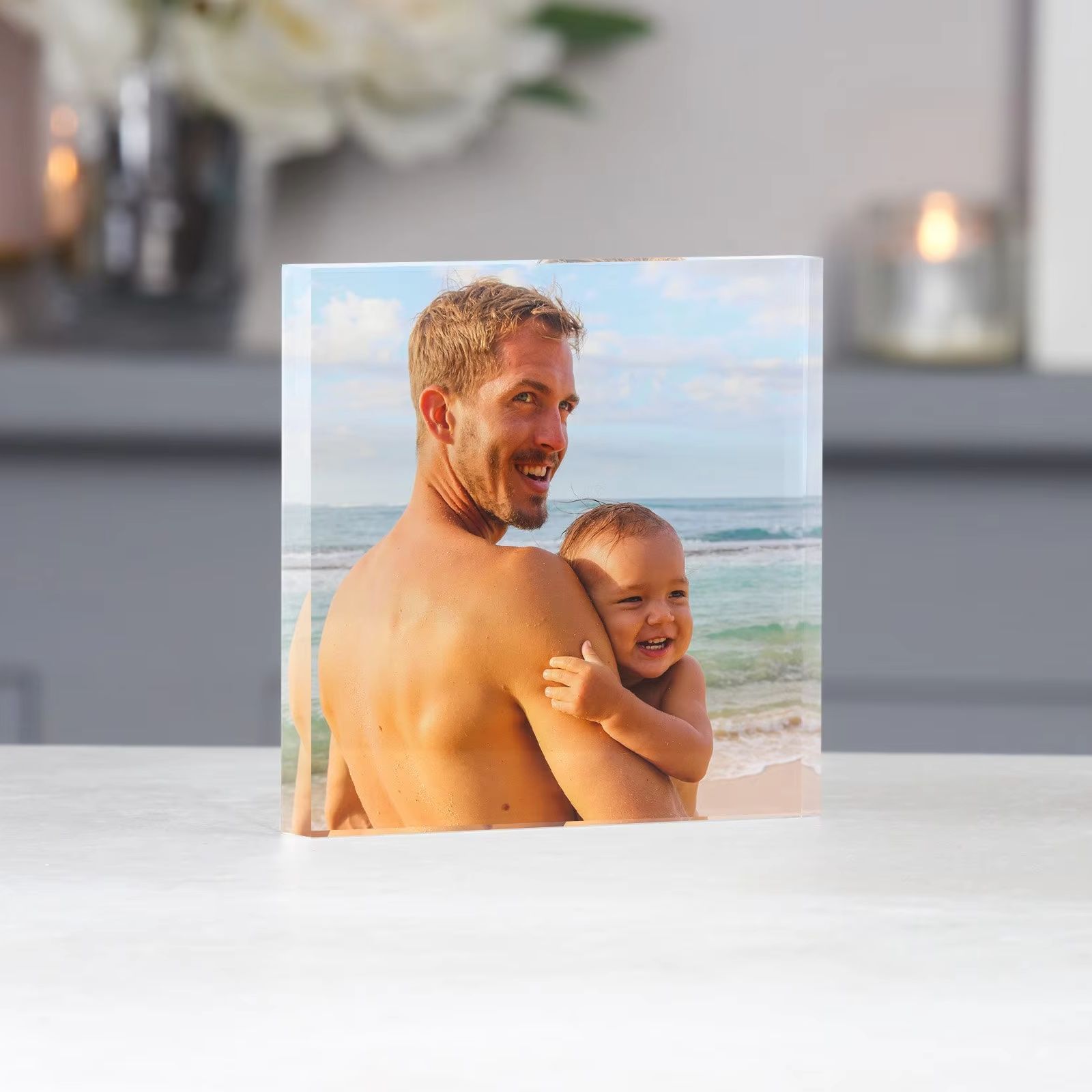 Plakat Blok Akrilik Foto Perso - Photo Acrylic Block ulasan dan harga