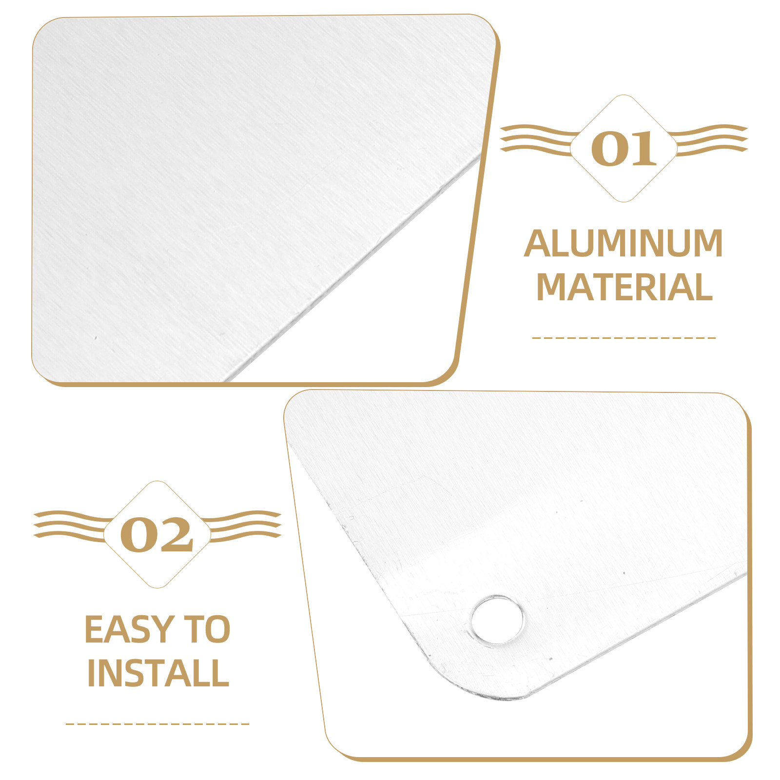 2 Buah Papan Aluminium Polos W - Yard Sign Blank ulasan dan harga