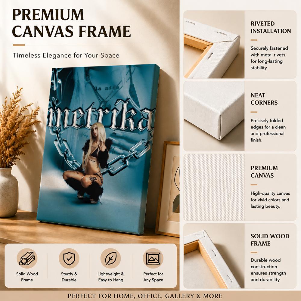 Lukisan Kaligrafi Penyanyi Rap - Canvas Wrap Ready ulasan dan harga