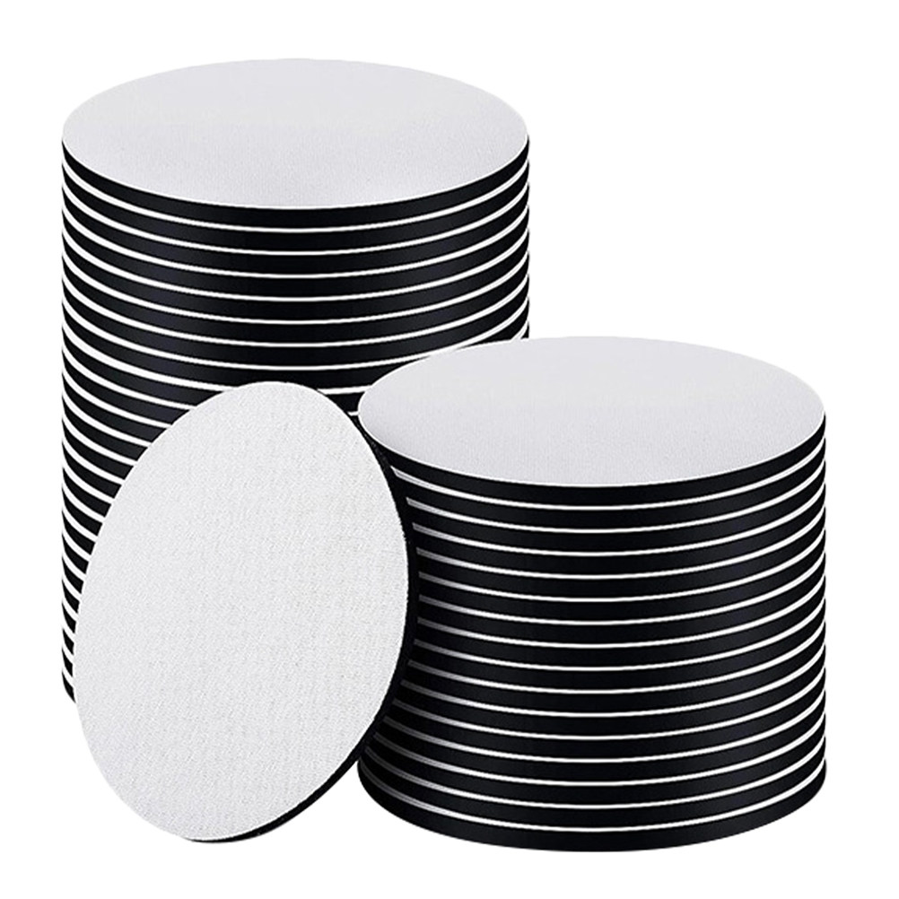 50 buah tatakan gelas bundar p - Coaster Sublimation Blank ulasan dan harga
