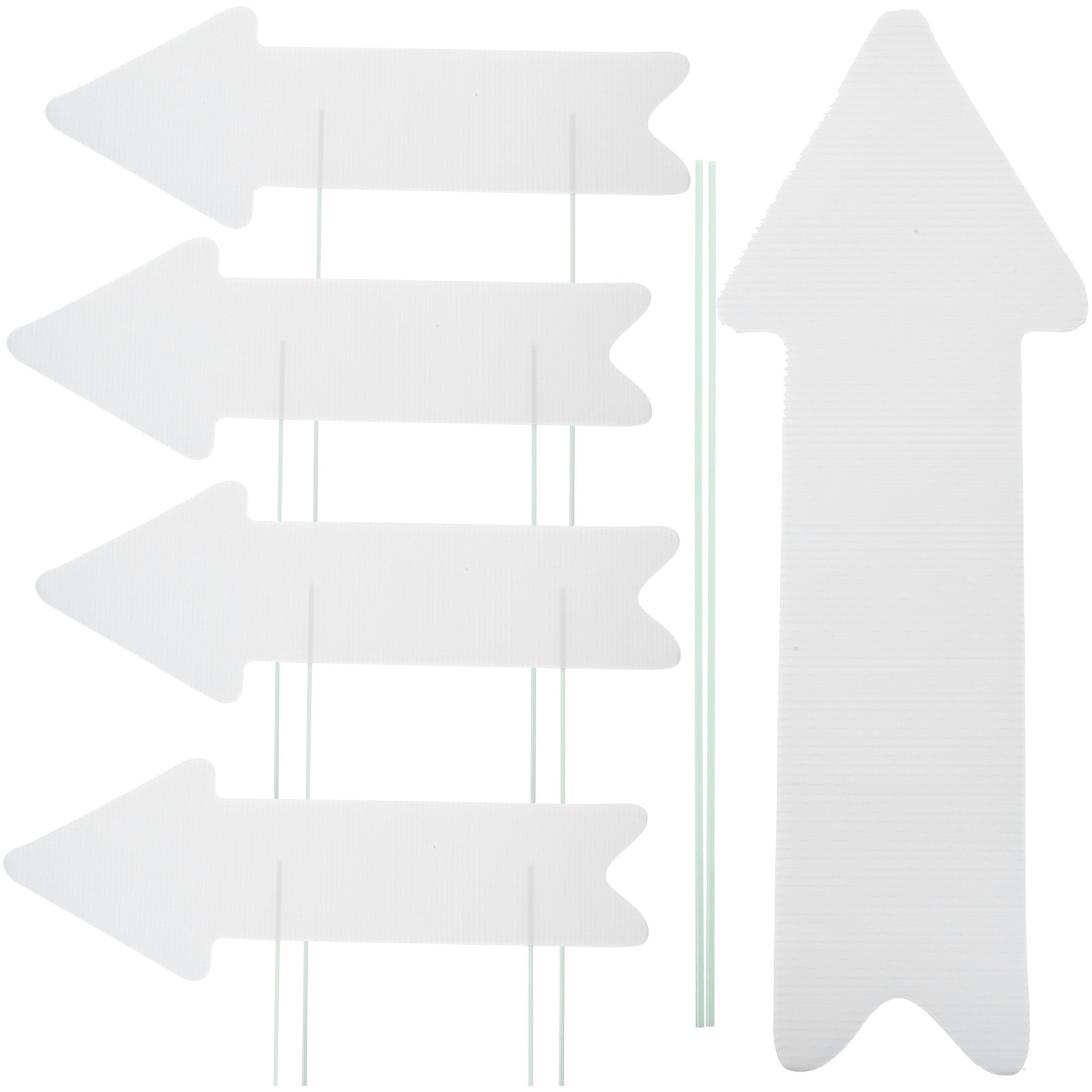 5 Buah Papan Tanda Plastik Pol - Yard Sign Blank ulasan dan harga