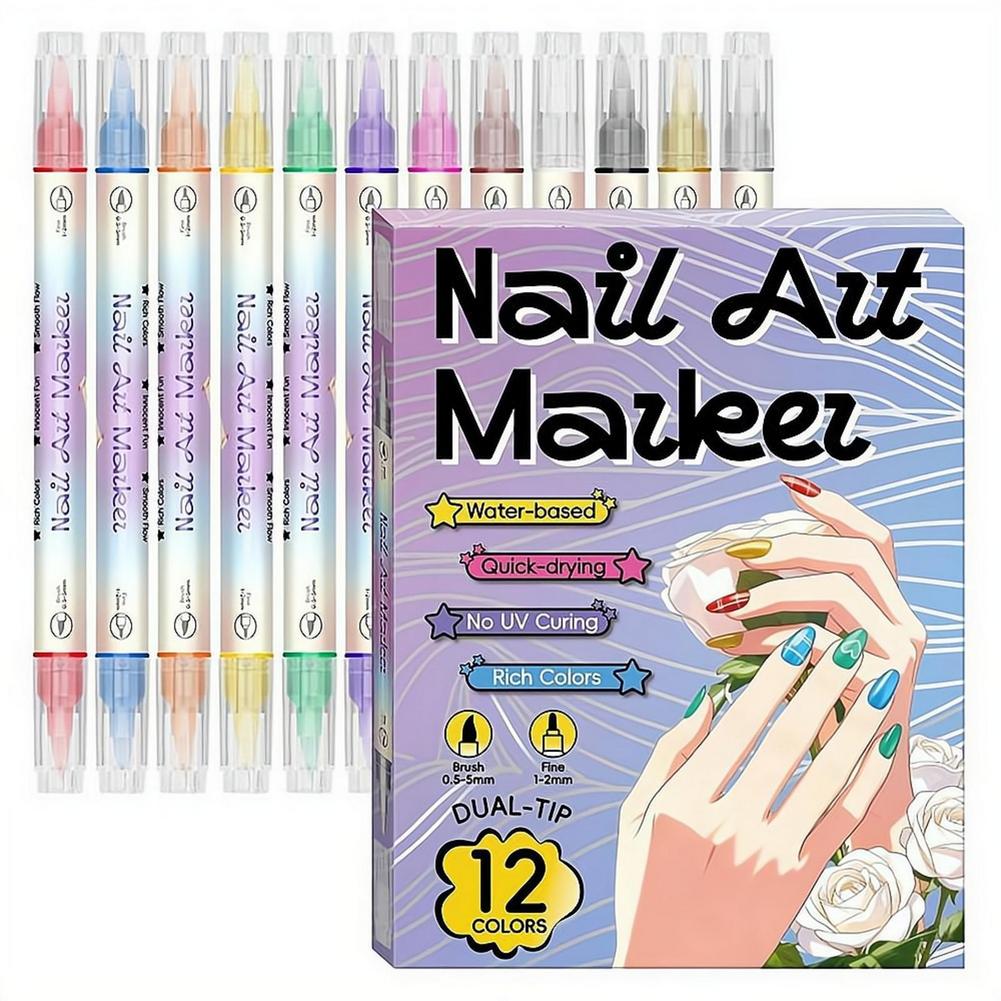 12/24 Warna Spidol Nail Art Du - Copic Marker Sketch ulasan dan harga