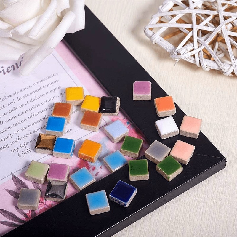 100g Ubin Mosaik Keramik Perse - Ceramic Tile Blank ulasan dan harga
