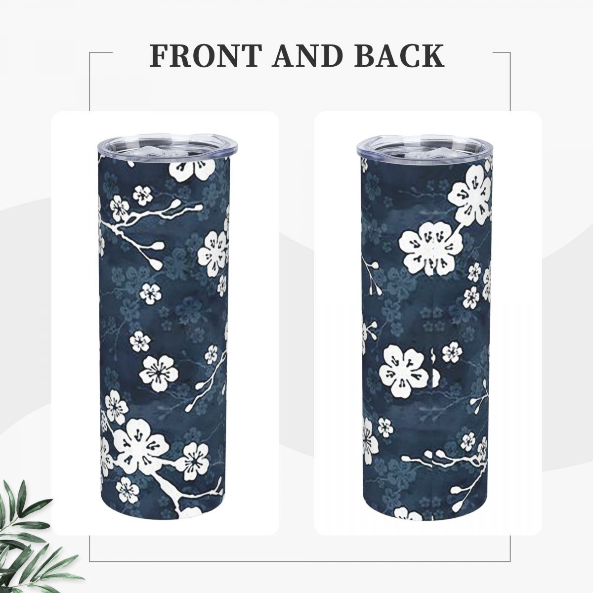 Tumbler Stainless Steel Motif  - Tumbler 20Oz White ulasan dan harga