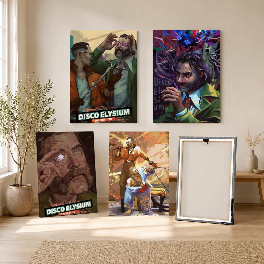 Lukisan Kaligrafi Video Game D - Canvas Wrap Ready ulasan dan harga