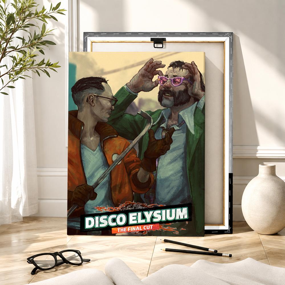 Lukisan Kaligrafi Video Game D - Canvas Wrap Ready ulasan dan harga