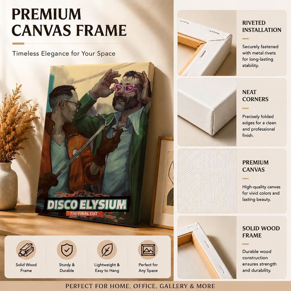 Lukisan Kaligrafi Video Game D - Canvas Wrap Ready ulasan dan harga
