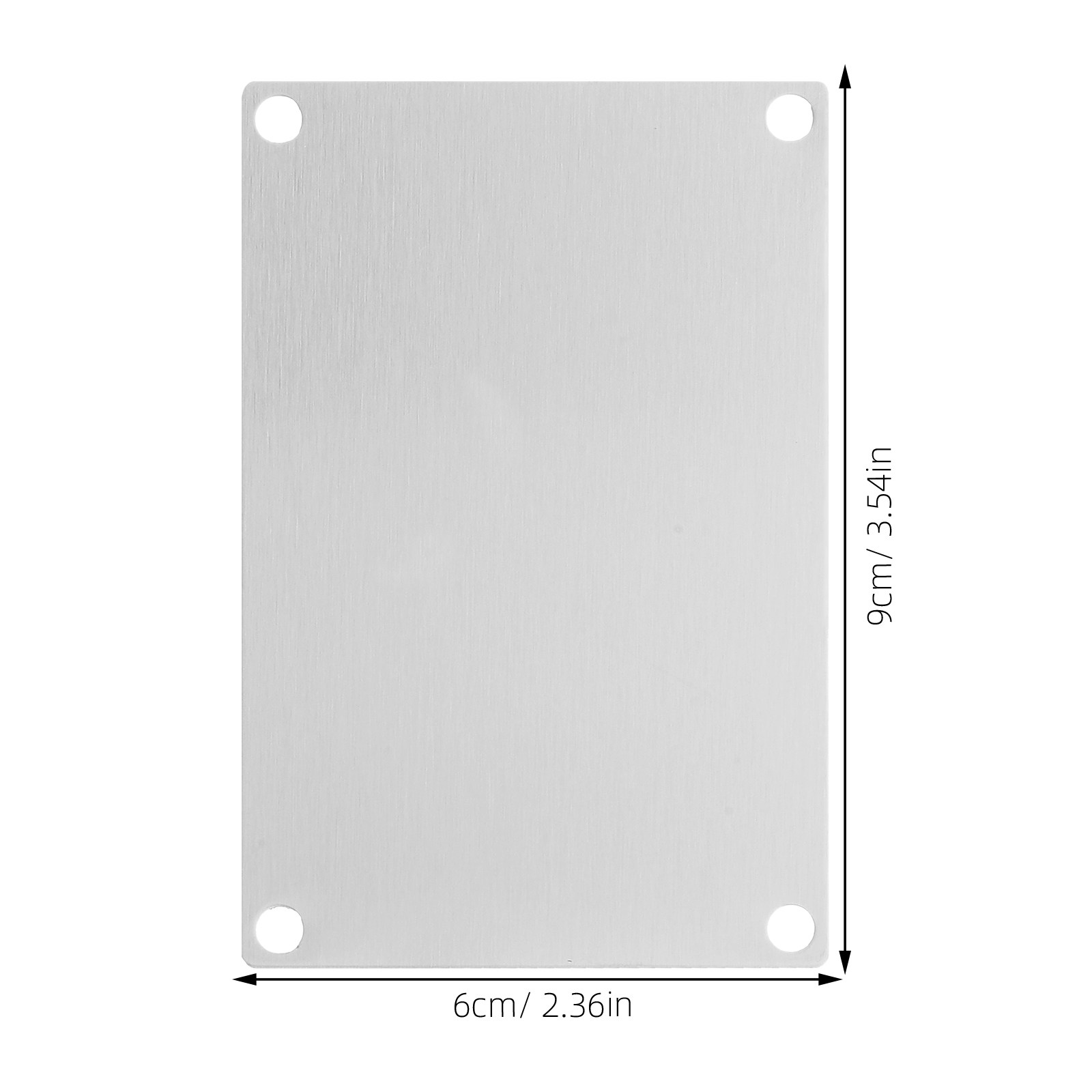 5Pcs Papan Tanda Kosong Stainl - Yard Sign Blank ulasan dan harga