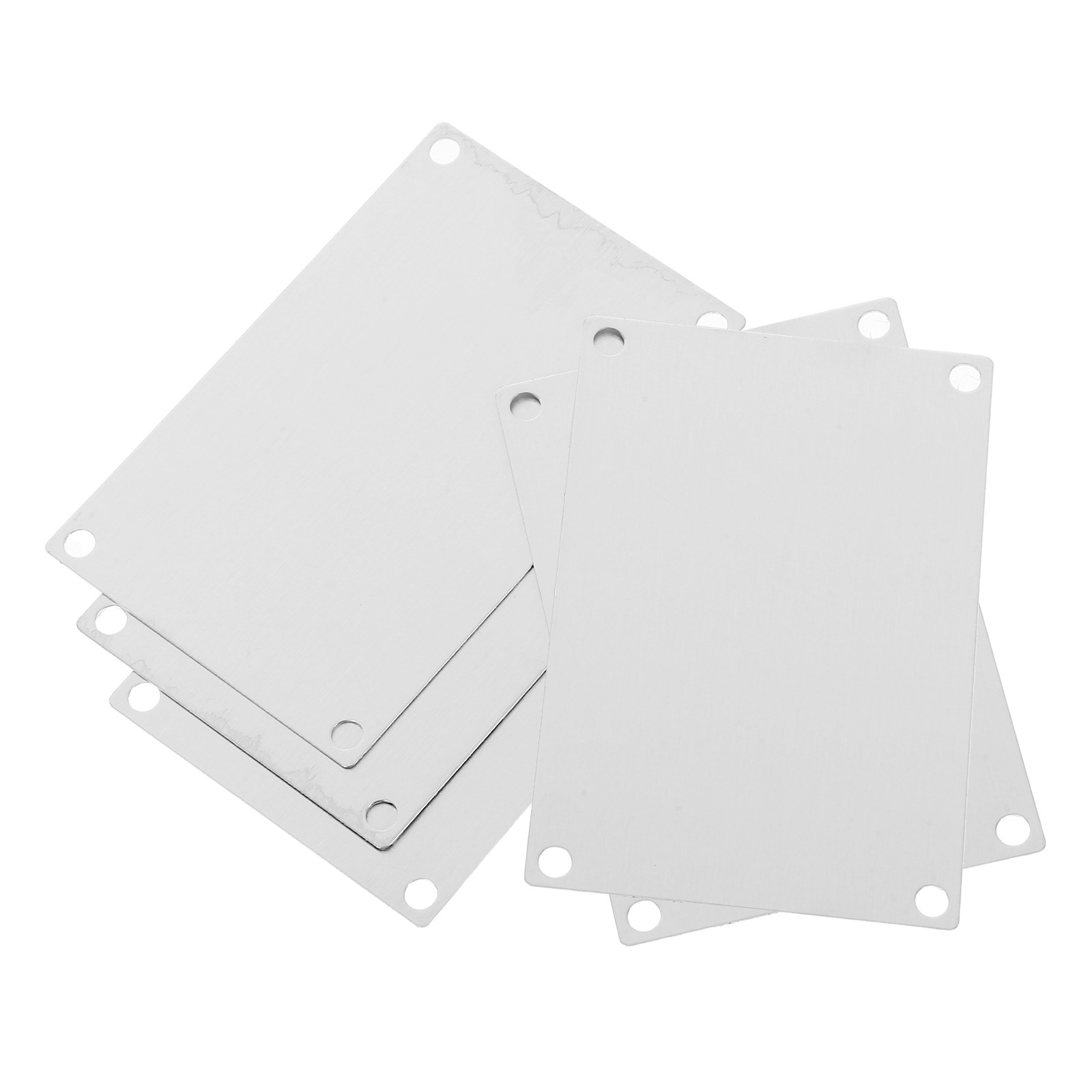 5Pcs Papan Tanda Kosong Stainl - Yard Sign Blank ulasan dan harga